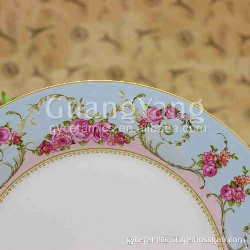 Professional Production Porcelain Ceramic Plate
